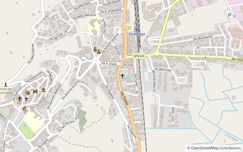 San Pietro ad Mensulas location map