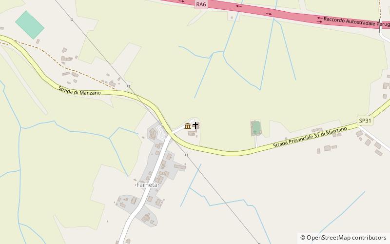 Abbazia di Farneta location map