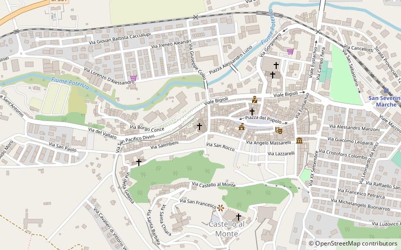 San Severino Cathedral location map