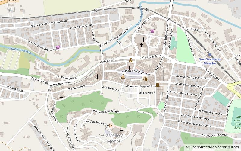 Septempeda location map