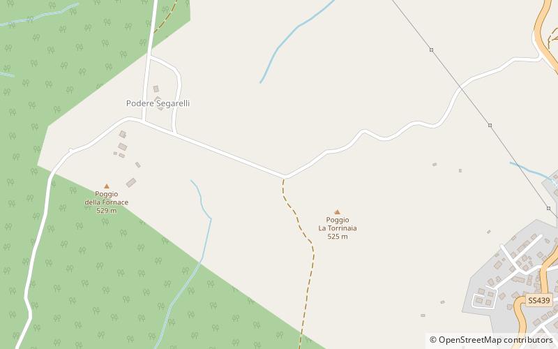 Larderello location map