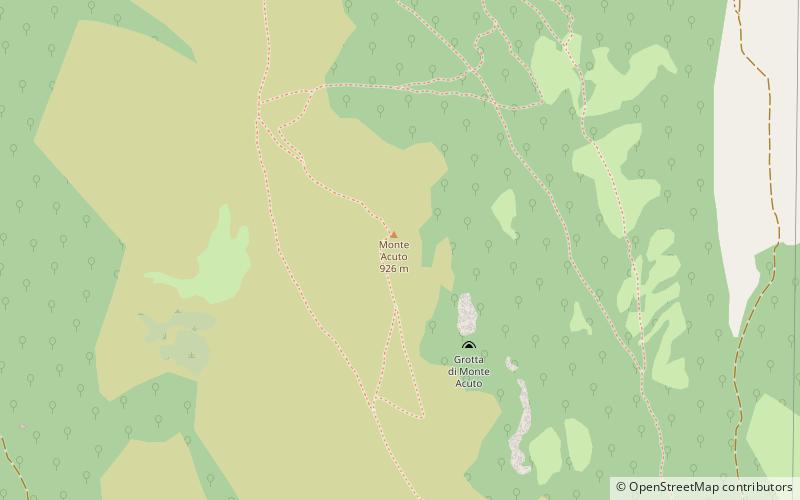Mont Acuto location map