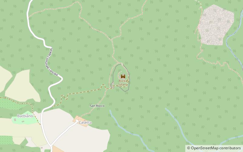 Rocca Sillana location map