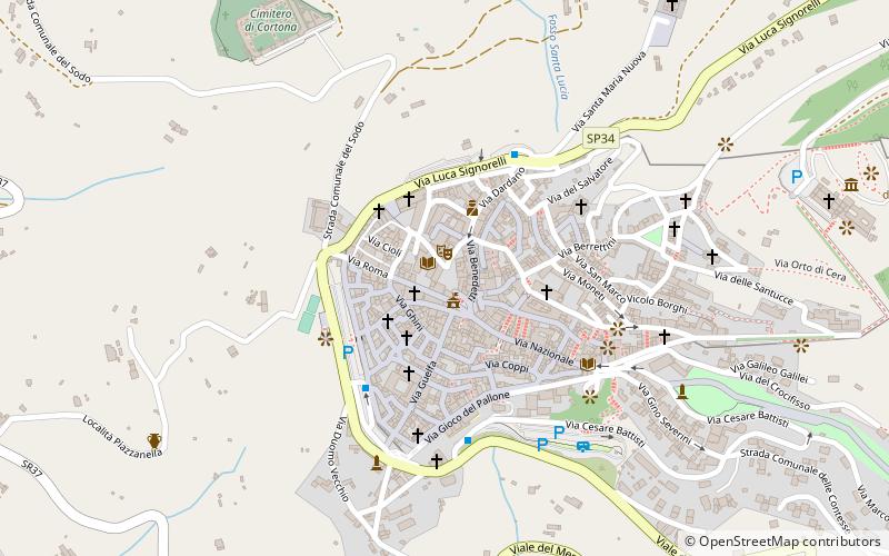 Piazza Signorelli location map