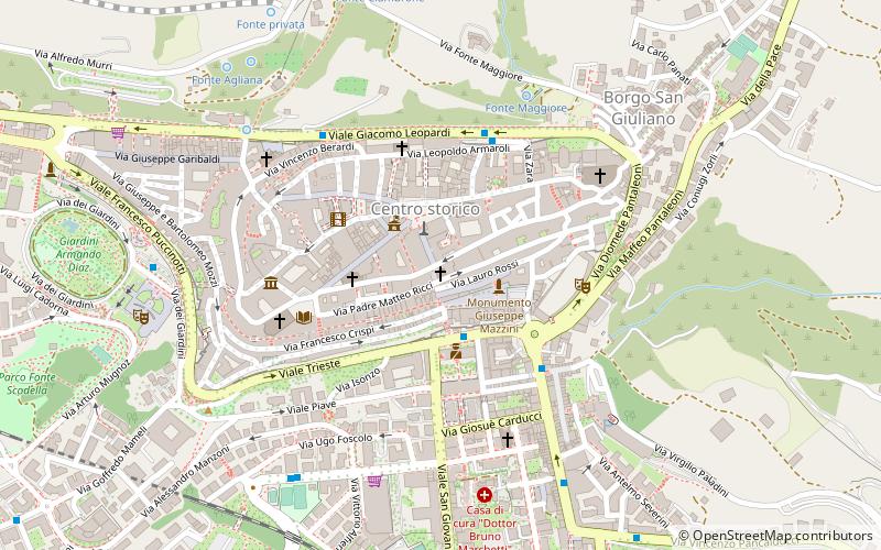 Santa Maria della Porta location map