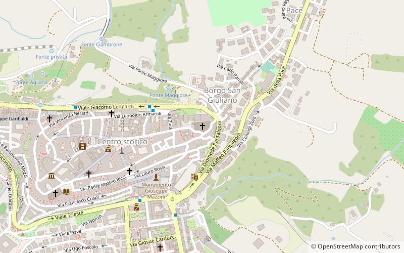 Macerata Cathedral location map
