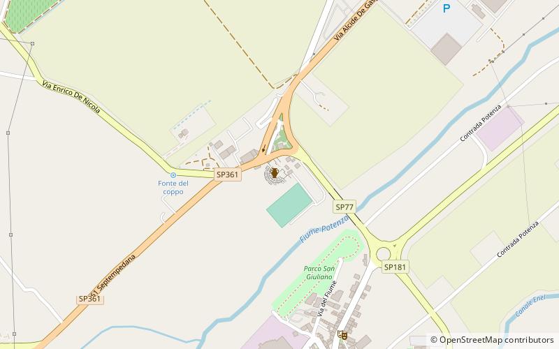 Ricina location map