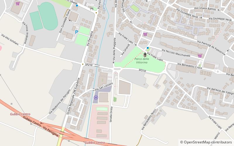emisfero centro commerciale gubbio location map