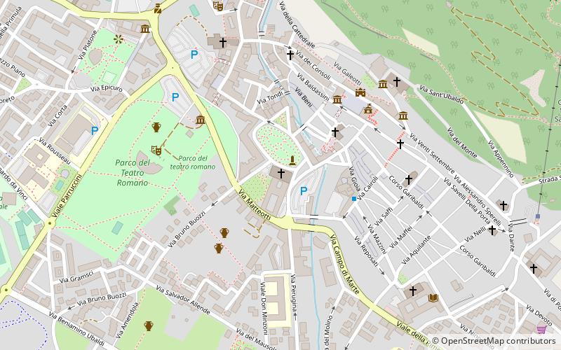 san francesco gubbio location map