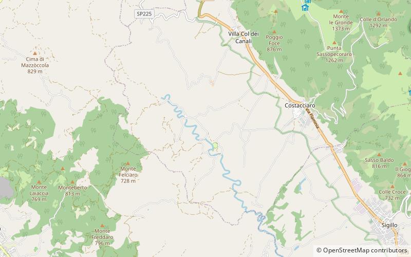 Costacciaro location map