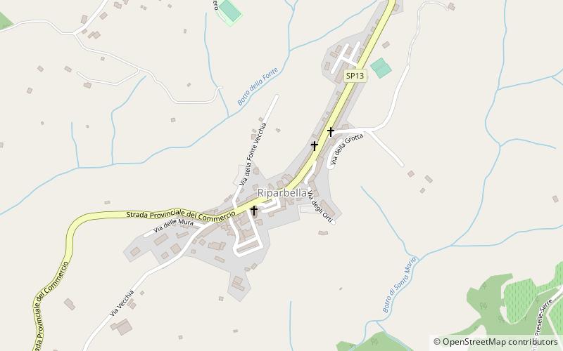 Riparbella location map
