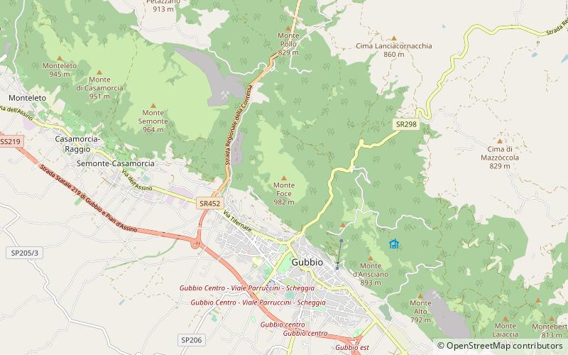 Santa Croce della Foce location map