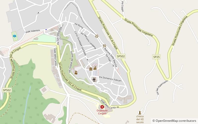 Santo Spirito location map