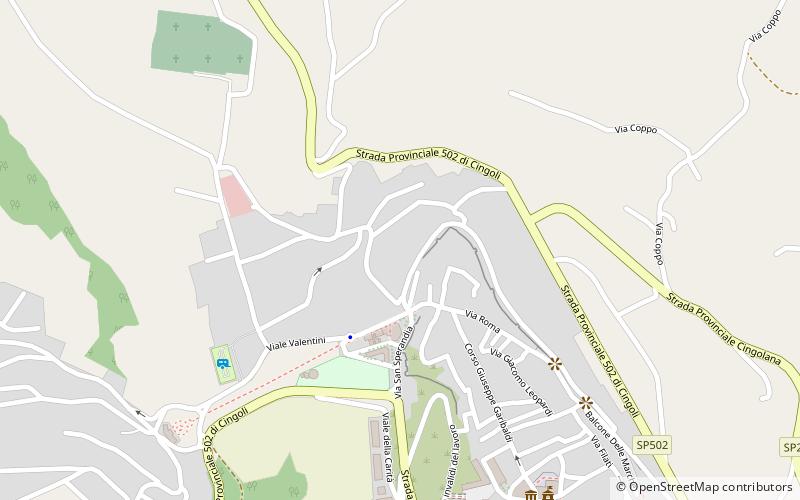 Santa Sperandia location map