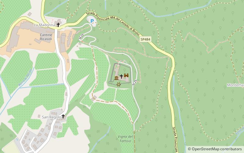 Castello di Brolio location map