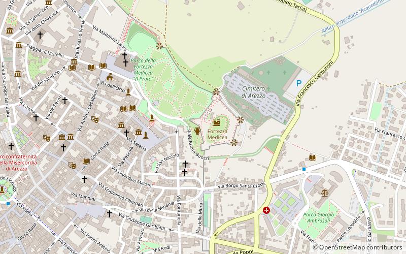 Forteresse médicéenne location map