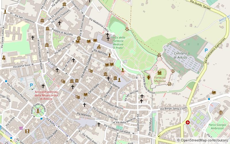 Fraternità of Laici Palace location map