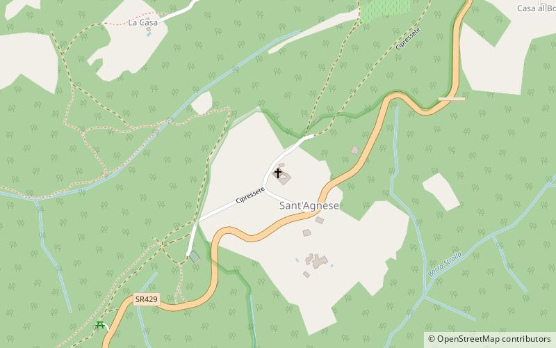 Sant'Agnese Farm location map