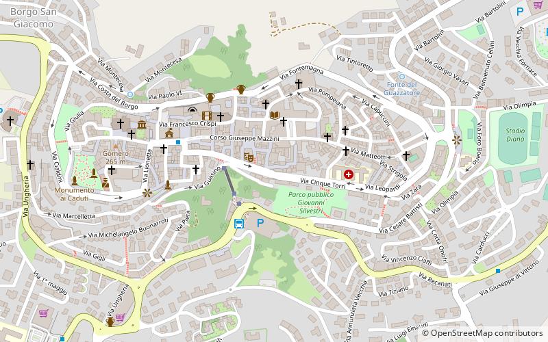 San Marco Evangelista location map