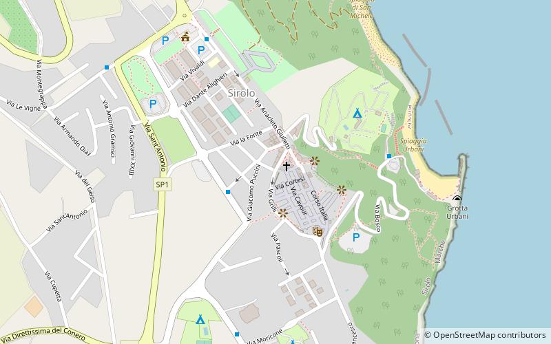 Sirolo location map