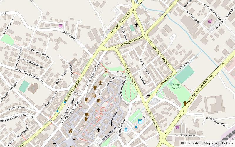 Piazza Federico II location map