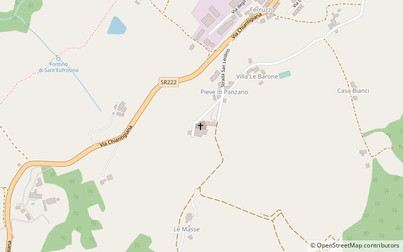 Pieve of San Leolino location map