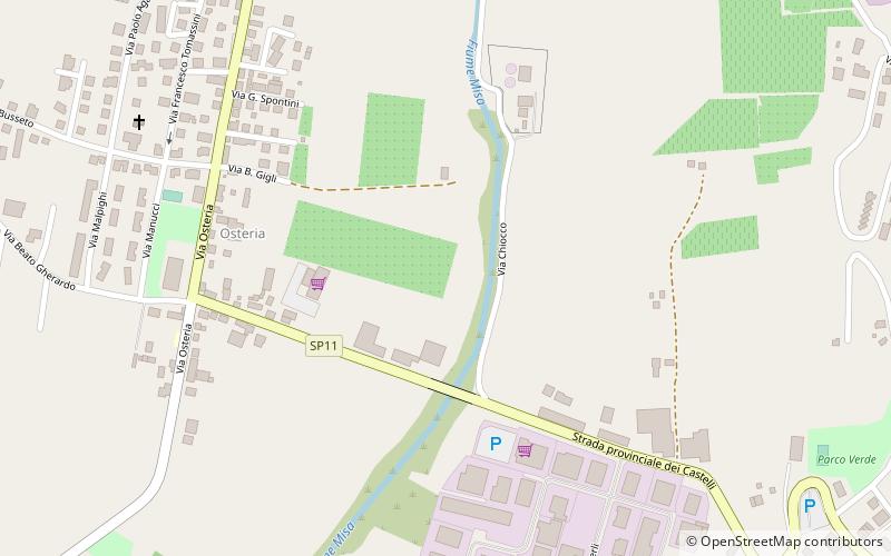 Serra de’ Conti location map