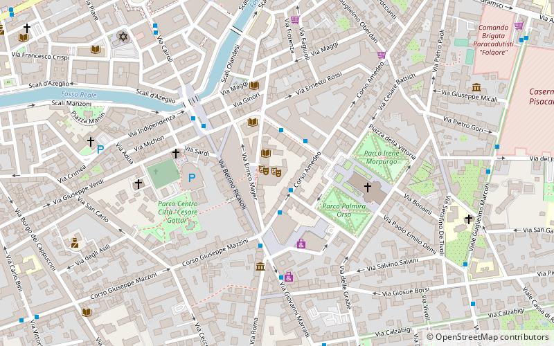 Teatro Goldoni location map