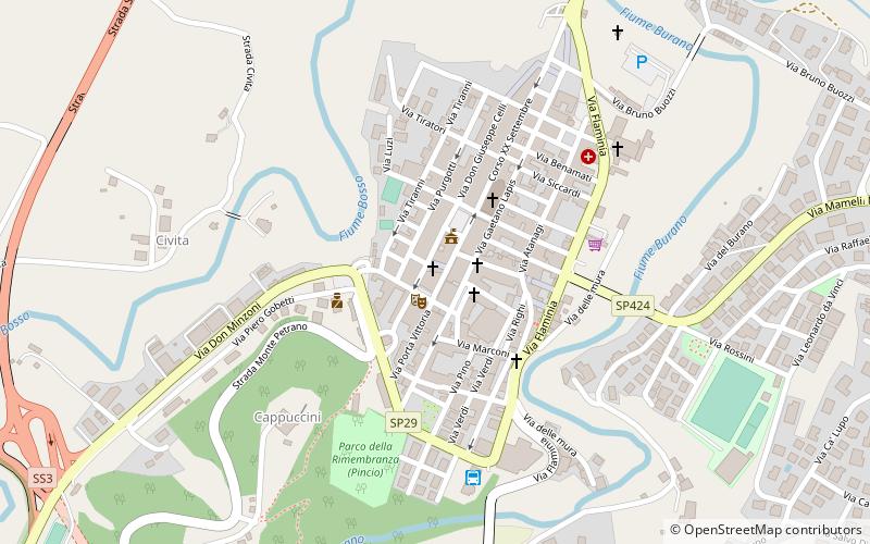San Giuseppe location map