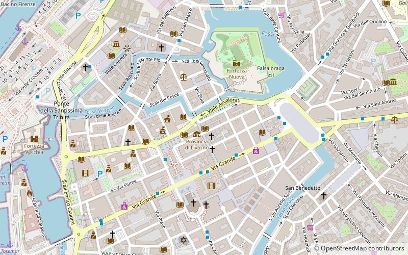 san gregorio illuminatore livourne location map