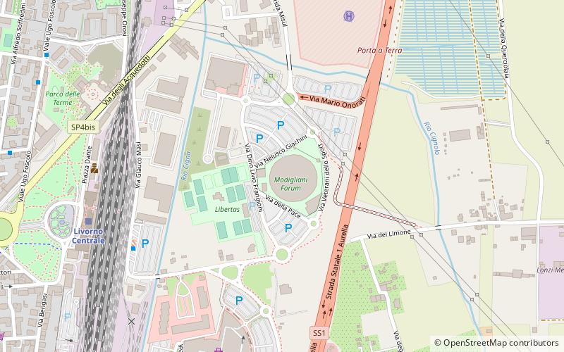 Modigliani Forum location map