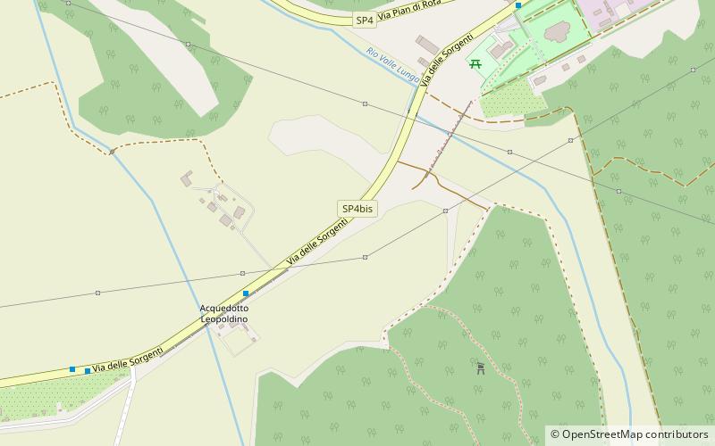 Leopoldino aqueduct location map