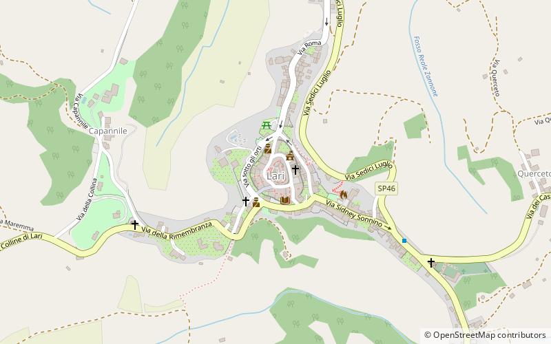Vicari's Castle location map