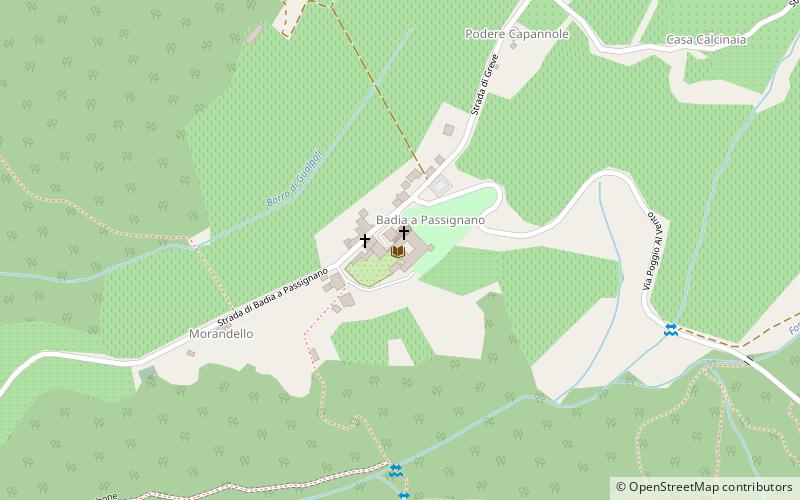 Badia di Passignano location map