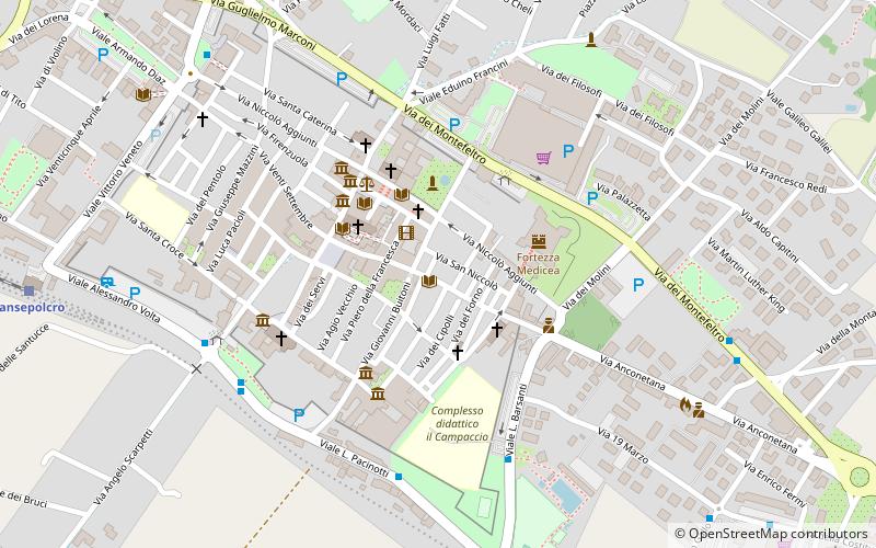 Teatro Dante location map