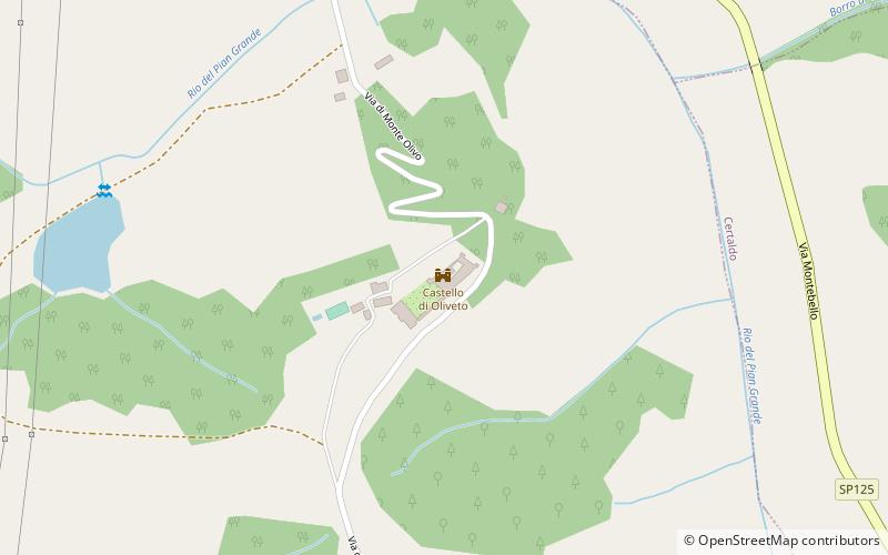 Castello di Oliveto location map