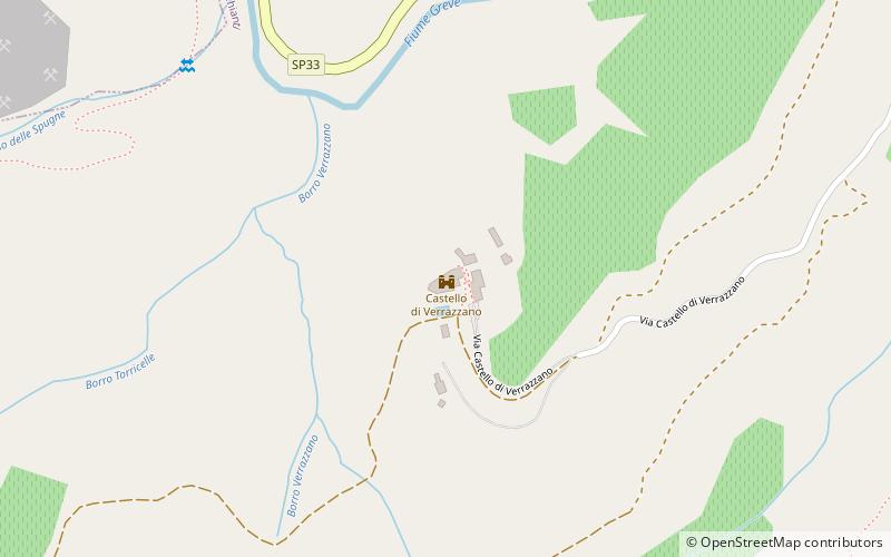 Castle of Verrazzano location map