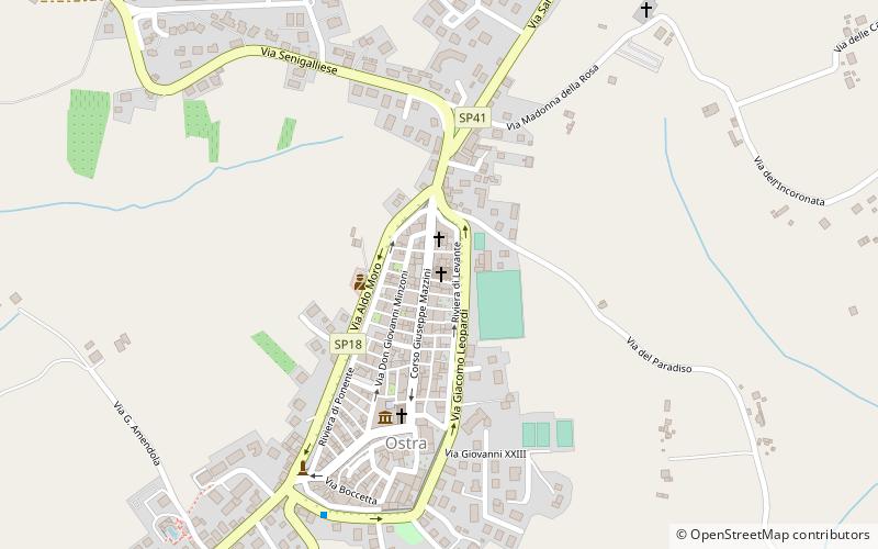 Santa Croce location map