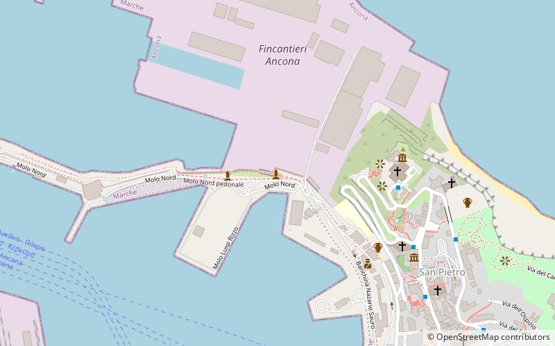 Arc de Trajan d'Ancône location map