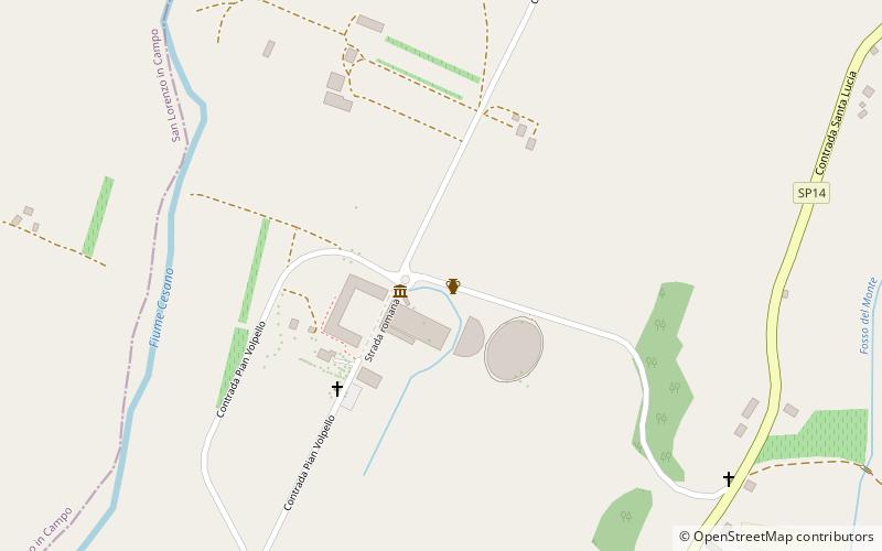 Suasa location map