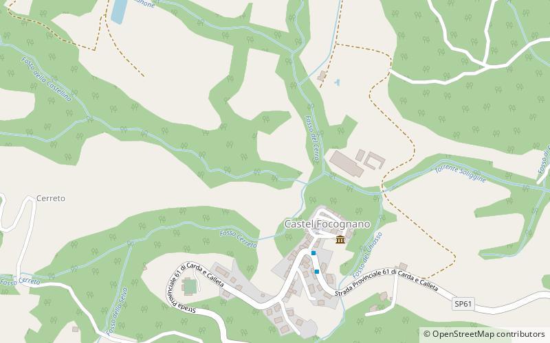 Castel Focognano location map