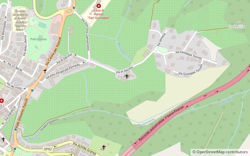 Pieve di Santa Cecilia a Decimo location map
