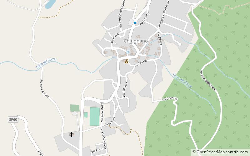 Chitignano location map