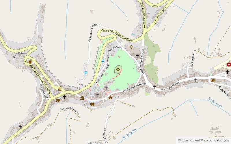 Rocca di Federico II location map