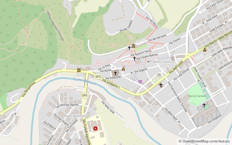 Cathédrale de Fossombrone location map