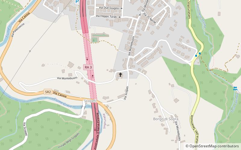 San Pietro a Montebuoni location map