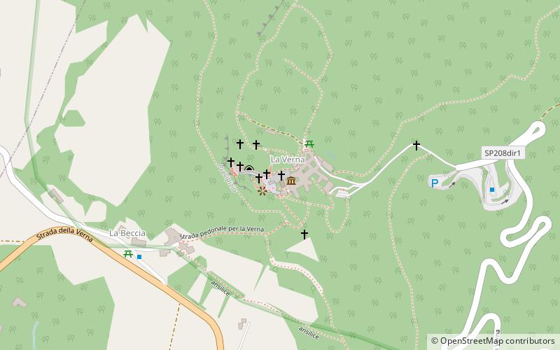 La Verna location map