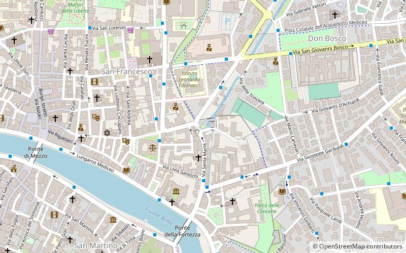 Piazza delle Gondole location map