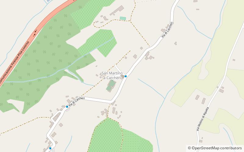 Chiesa di San Martino a Carcheri location map