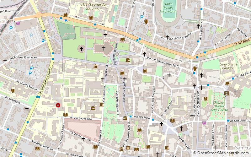San Giorgio ai Tedeschi location map